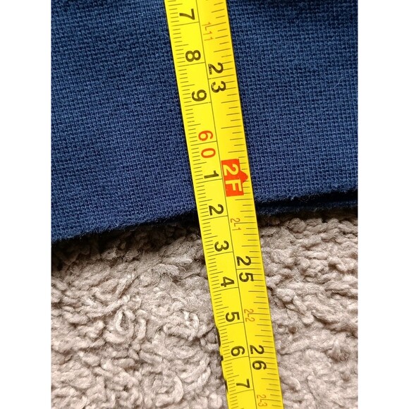 Nike Pullover Hoodie Men's Small Space Graphic Fleece Blue Long Sleeve - Picture 8 of 8